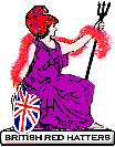 British Red Hatters pin